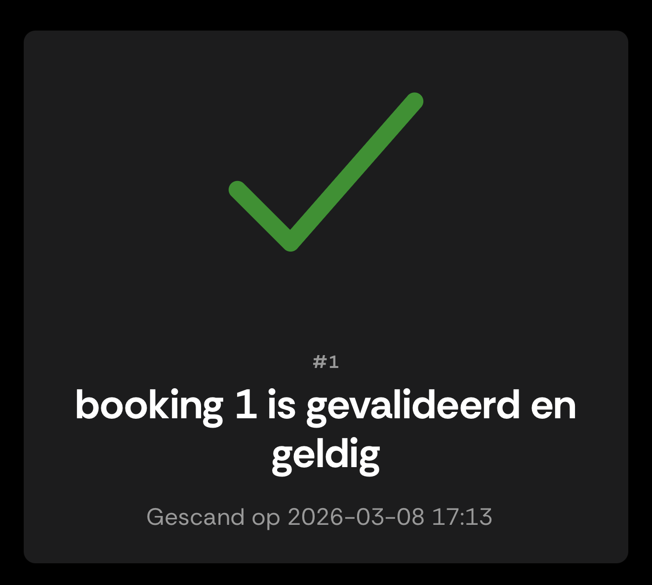 Verwacht resultaatscherm T_1